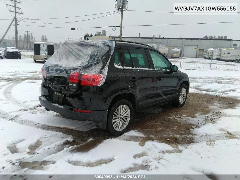 2016 Volkswagen Tiguan Comfort/High/R-Line/Sp Ed VIN: WVGJV7AX1GW556055 Lot: 30049993