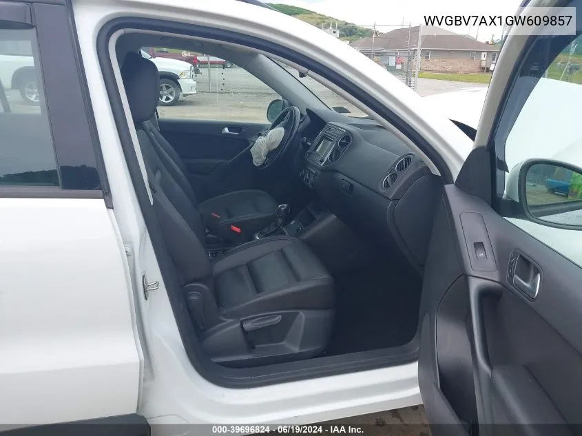 WVGBV7AX1GW609857 2016 Volkswagen Tiguan S