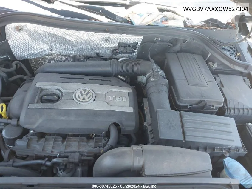 WVGBV7AXXGW527304 2016 Volkswagen Tiguan Sel