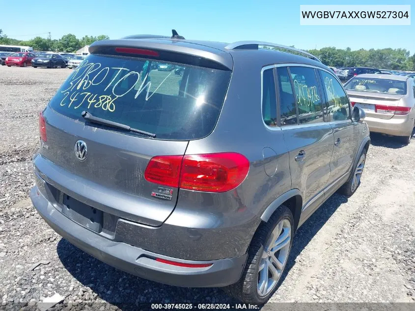 WVGBV7AXXGW527304 2016 Volkswagen Tiguan Sel