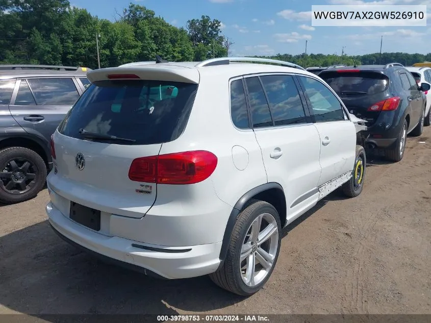 WVGBV7AX2GW526910 2016 Volkswagen Tiguan R-Line