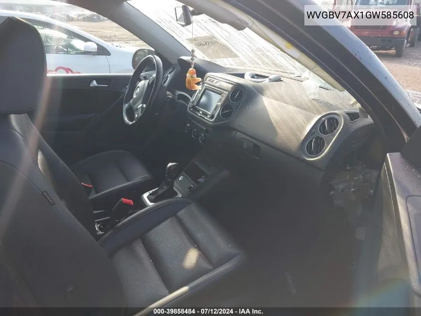 WVGBV7AX1GW585608 2016 Volkswagen Tiguan Se