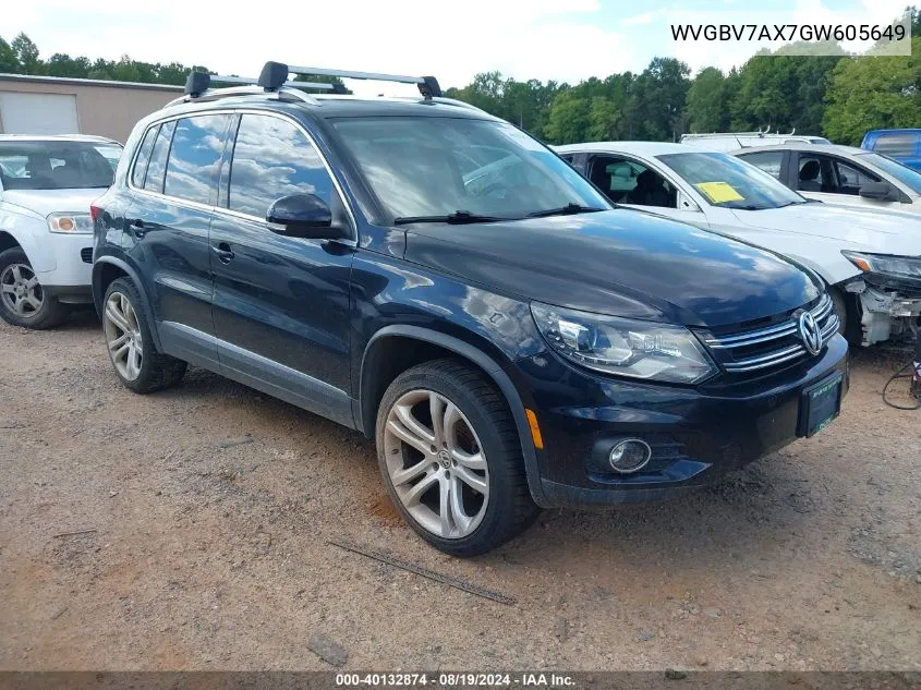 WVGBV7AX7GW605649 2016 Volkswagen Tiguan Sel