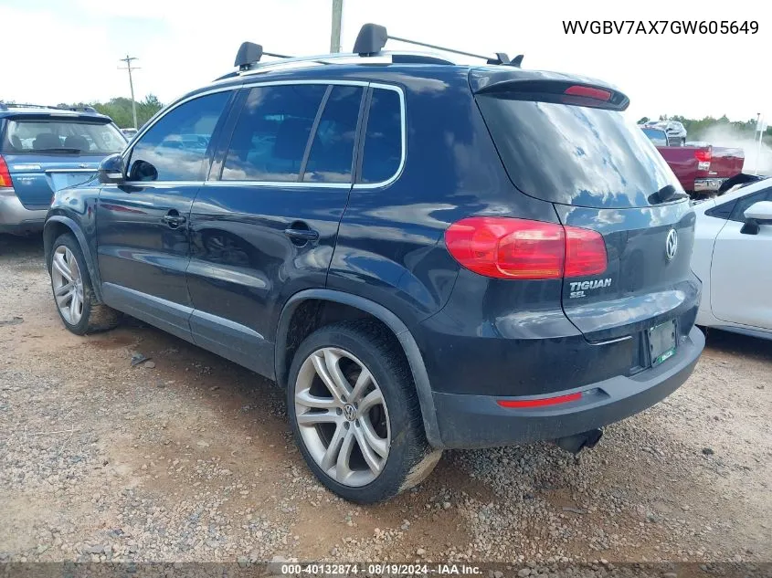 WVGBV7AX7GW605649 2016 Volkswagen Tiguan Sel