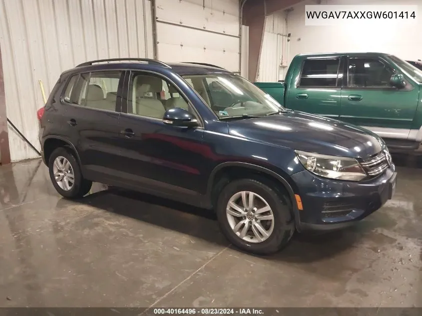 WVGAV7AXXGW601414 2016 Volkswagen Tiguan S