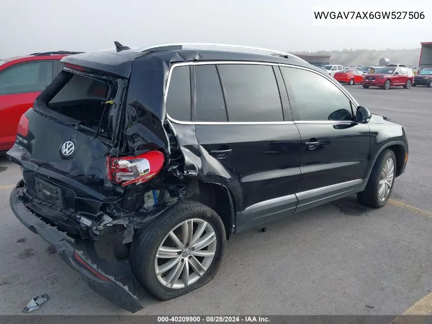 WVGAV7AX6GW527506 2016 Volkswagen Tiguan Se