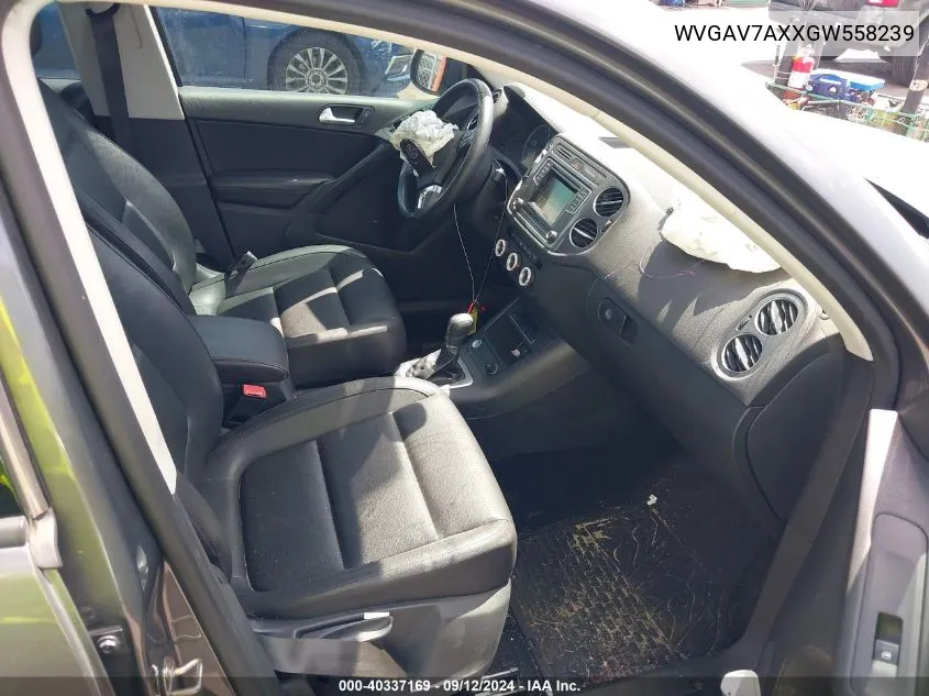 WVGAV7AXXGW558239 2016 Volkswagen Tiguan S