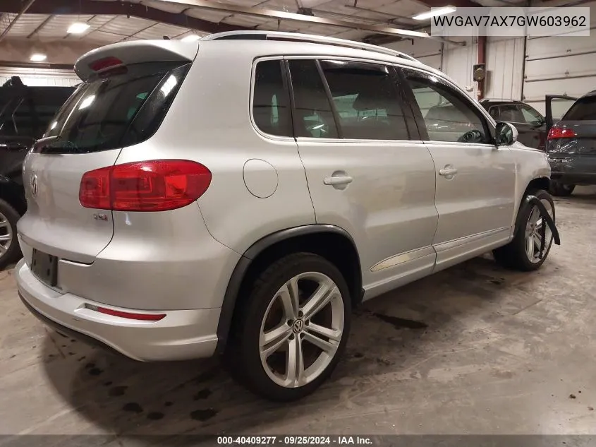 WVGAV7AX7GW603962 2016 Volkswagen Tiguan R-Line