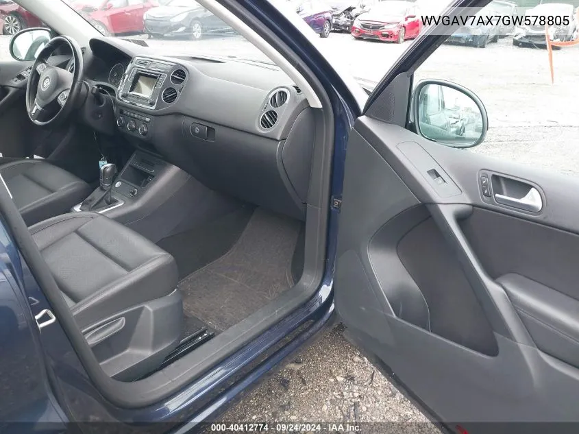 WVGAV7AX7GW578805 2016 Volkswagen Tiguan S