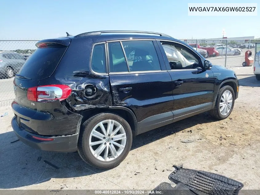 WVGAV7AX6GW602527 2016 Volkswagen Tiguan S