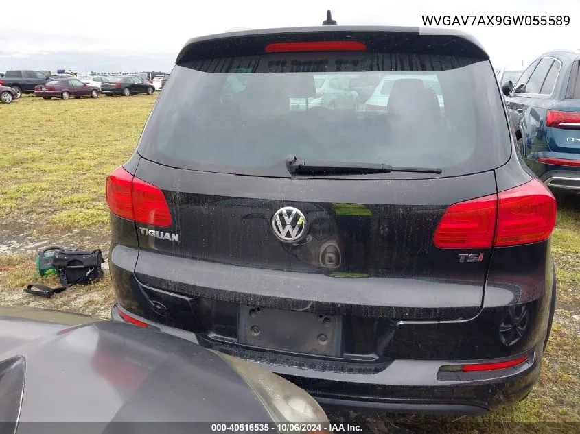 WVGAV7AX9GW055589 2016 Volkswagen Tiguan S/Se/Sel/R-Line