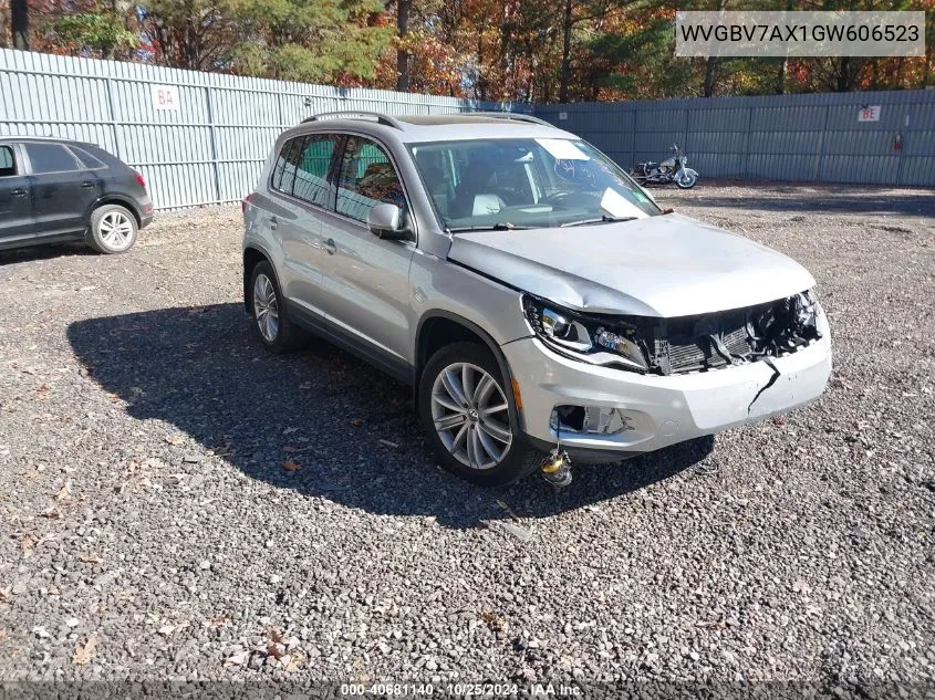 2016 Volkswagen Tiguan Se VIN: WVGBV7AX1GW606523 Lot: 40681140