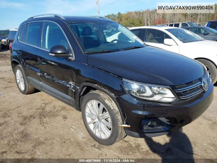 2016 Volkswagen Tiguan Se VIN: WVGAV7AX9GW590406 Lot: 40879666