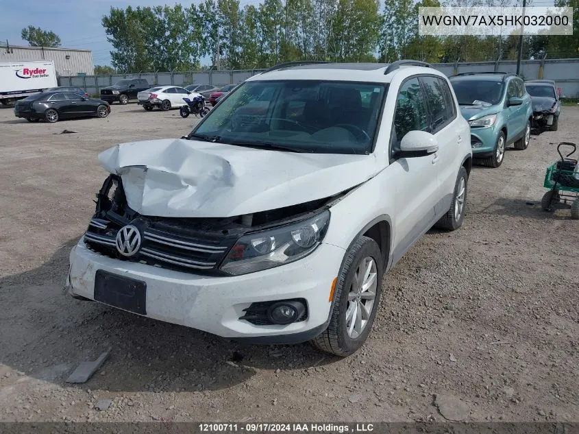 WVGNV7AX5HK032000 2017 Volkswagen Tiguan Wolfsburg