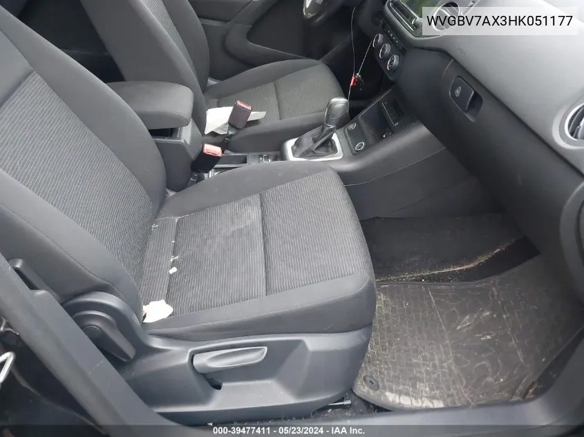 WVGBV7AX3HK051177 2017 Volkswagen Tiguan 2.0T/2.0T S