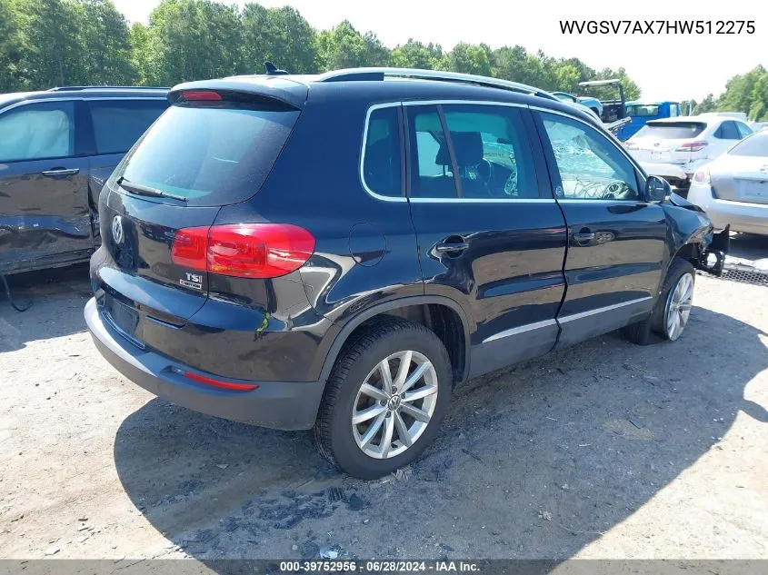 WVGSV7AX7HW512275 2017 Volkswagen Tiguan 2.0T Wolfsburg Edition