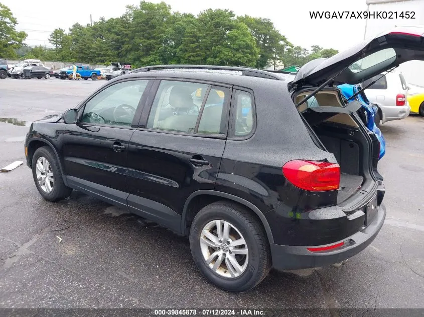 WVGAV7AX9HK021452 2017 Volkswagen Tiguan 2.0T/2.0T S