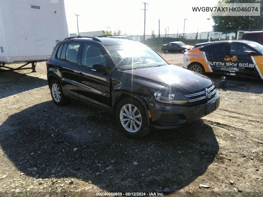 2017 Volkswagen Tiguan 2.0T/2.0T S VIN: WVGBV7AX1HK046074 Lot: 40080059