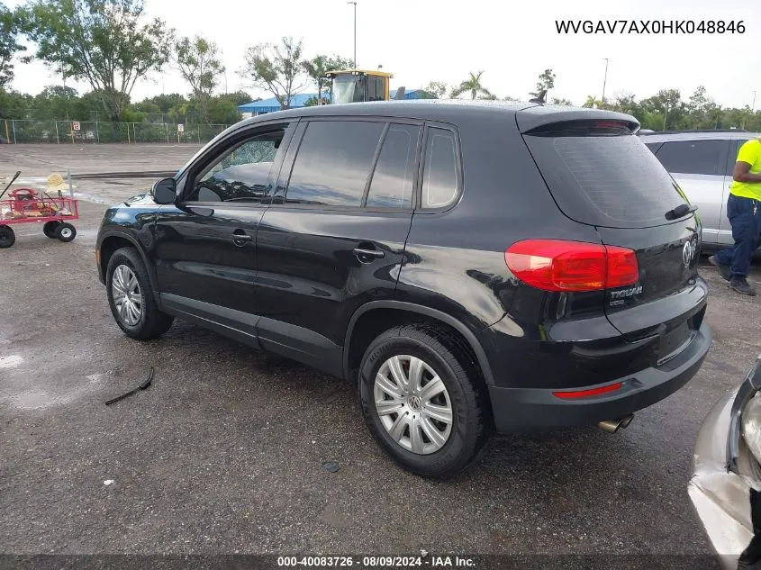 WVGAV7AX0HK048846 2017 Volkswagen Tiguan 2.0T/2.0T S