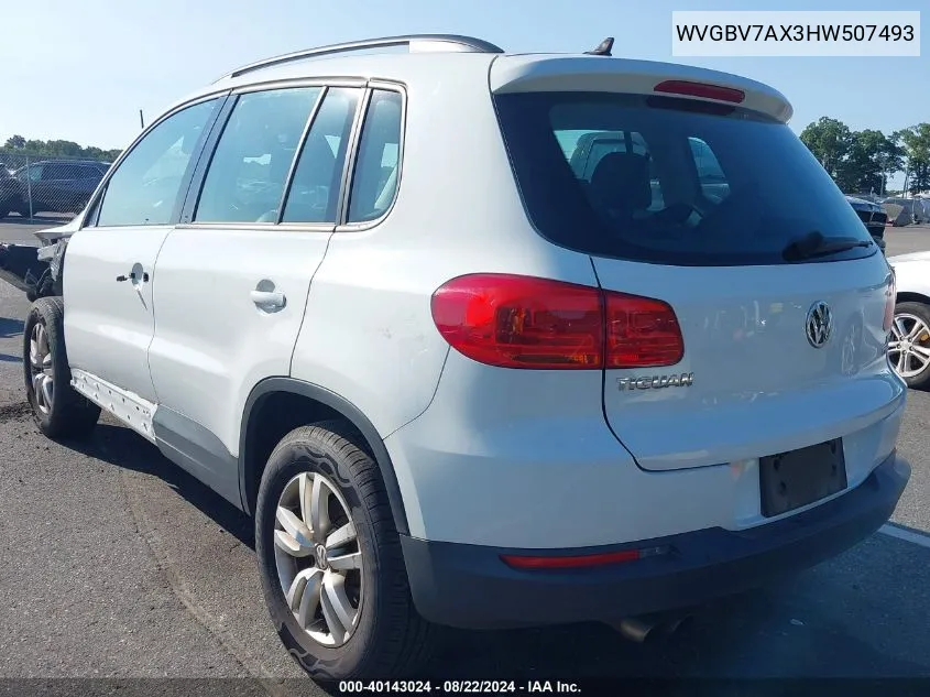 WVGBV7AX3HW507493 2017 Volkswagen Tiguan 2.0T S