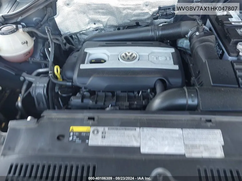 WVGBV7AX1HK047807 2017 Volkswagen Tiguan 2.0T/2.0T S