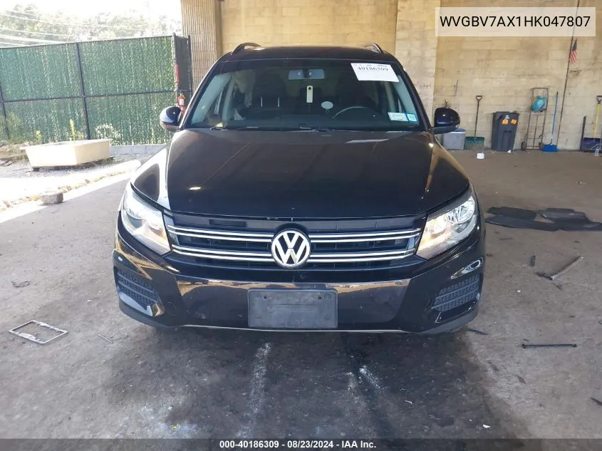 WVGBV7AX1HK047807 2017 Volkswagen Tiguan 2.0T/2.0T S