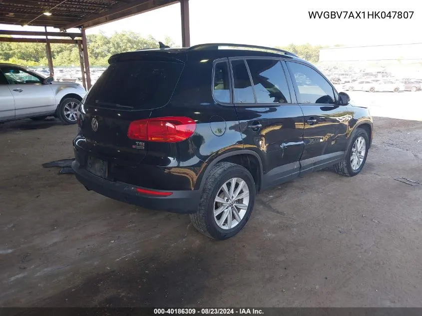 WVGBV7AX1HK047807 2017 Volkswagen Tiguan 2.0T/2.0T S