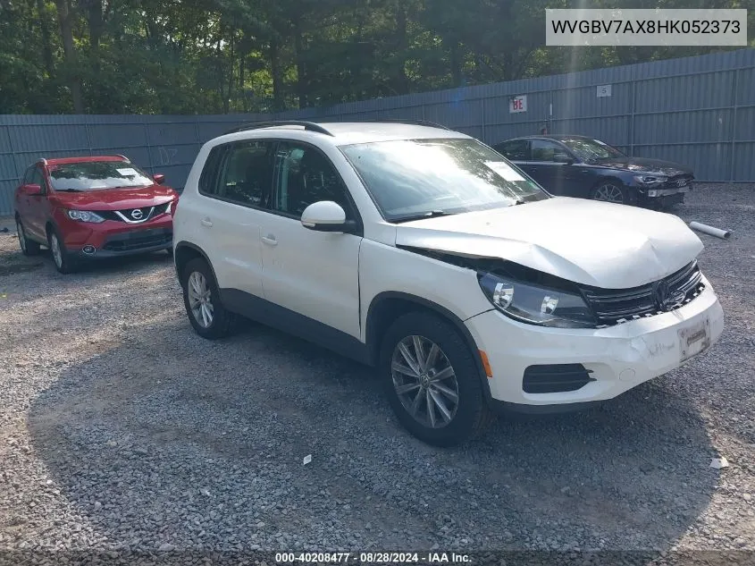 2017 Volkswagen Tiguan 2.0T/2.0T S VIN: WVGBV7AX8HK052373 Lot: 40208477