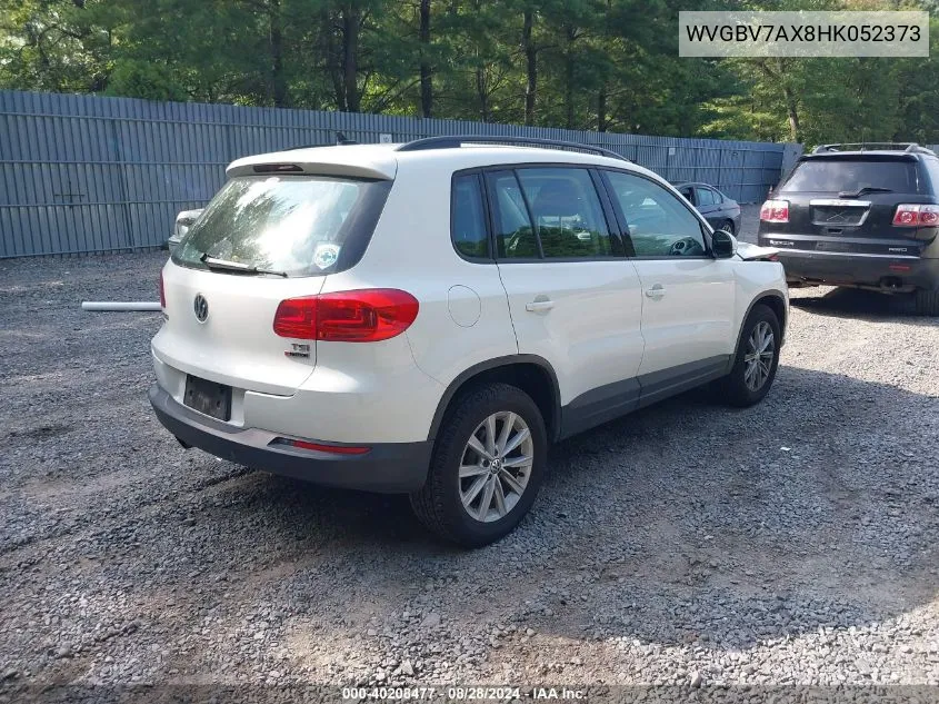 2017 Volkswagen Tiguan 2.0T/2.0T S VIN: WVGBV7AX8HK052373 Lot: 40208477