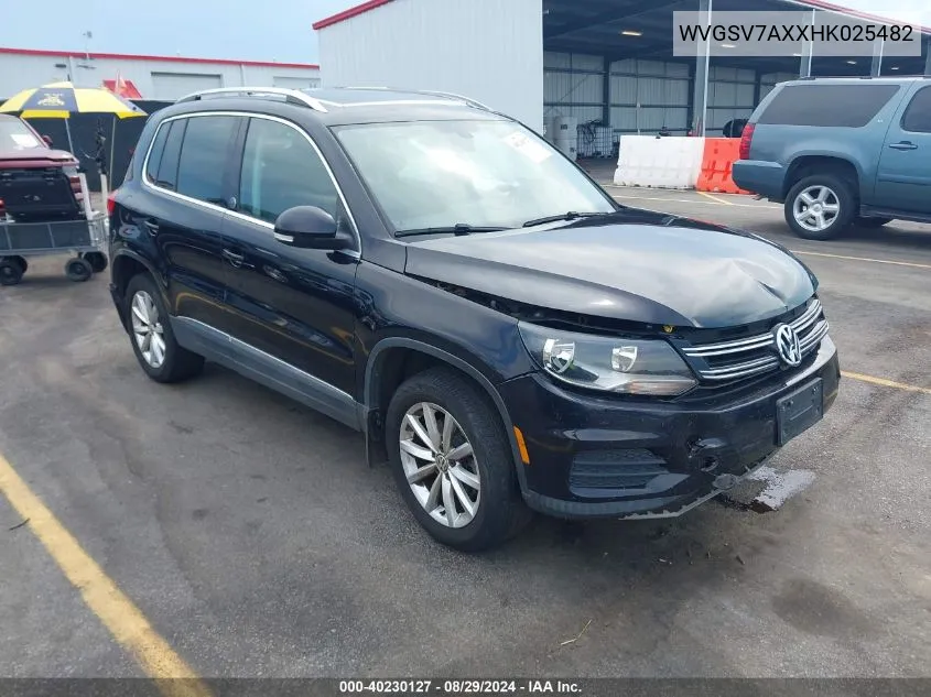 WVGSV7AXXHK025482 2017 Volkswagen Tiguan 2.0T Wolfsburg Edition