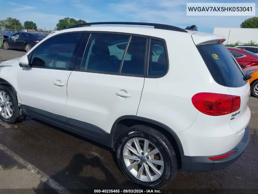 WVGAV7AX5HK053041 2017 Volkswagen Tiguan 2.0T/2.0T S