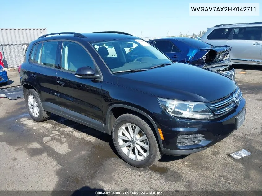 WVGAV7AX2HK042711 2017 Volkswagen Tiguan 2.0T/2.0T S