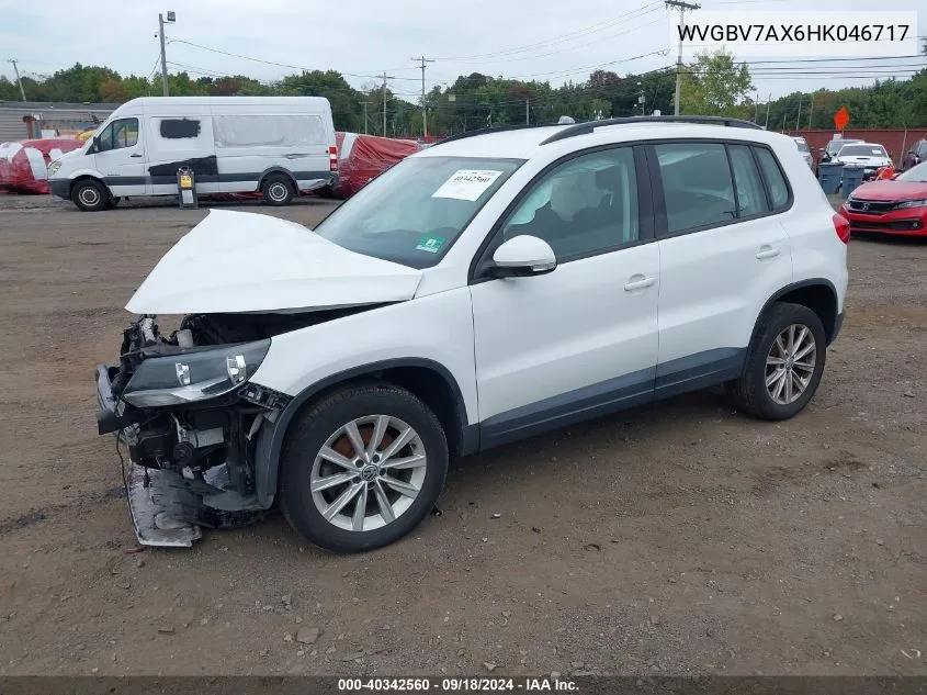 WVGBV7AX6HK046717 2017 Volkswagen Tiguan 2.0T/S