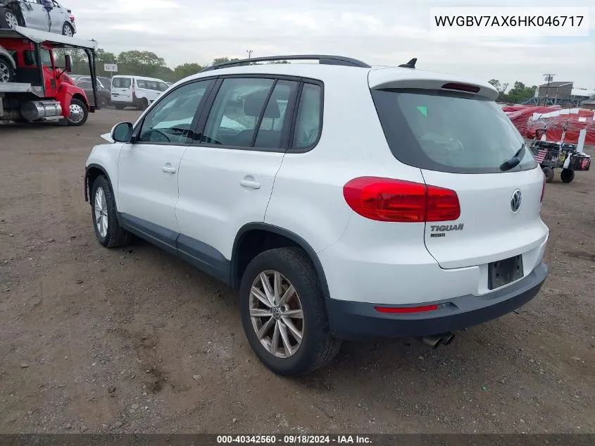 WVGBV7AX6HK046717 2017 Volkswagen Tiguan 2.0T/S