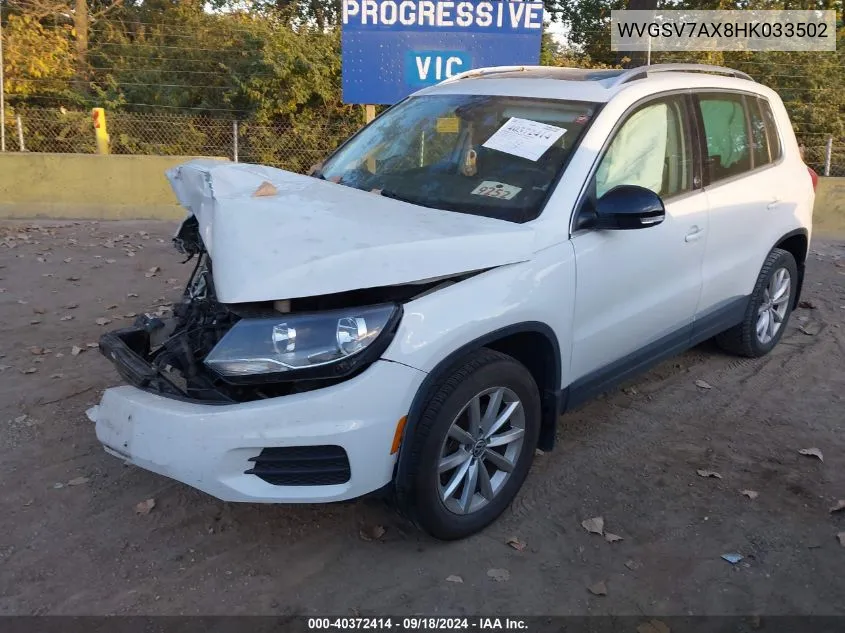 WVGSV7AX8HK033502 2017 Volkswagen Tiguan Wolfsburg