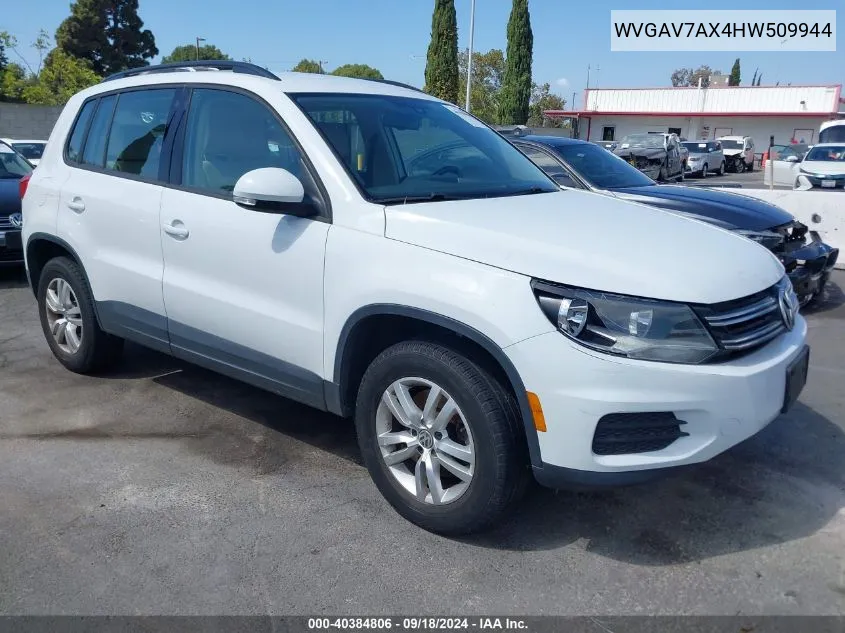 WVGAV7AX4HW509944 2017 Volkswagen Tiguan 2.0T S