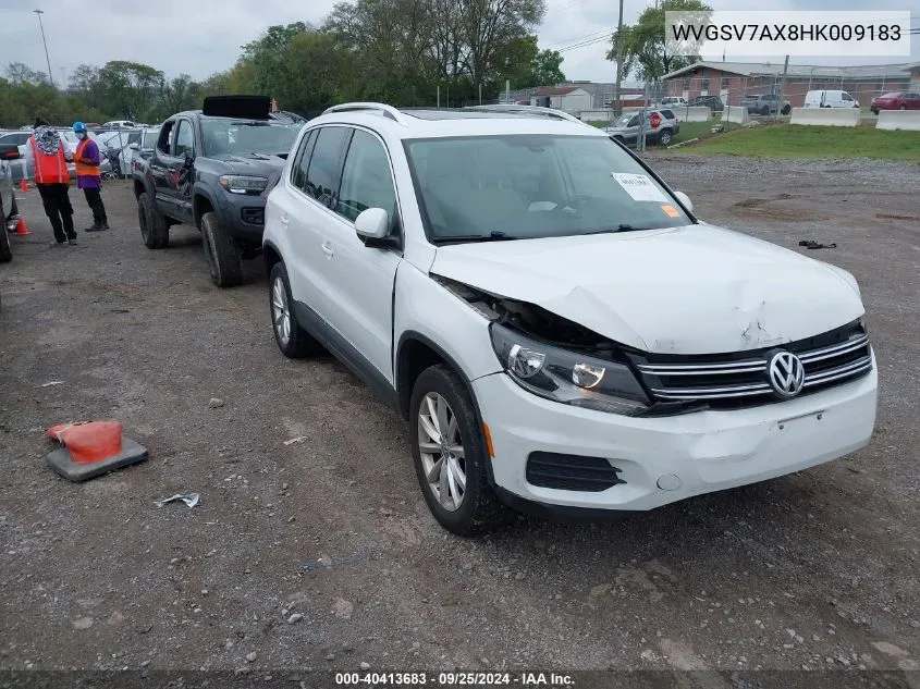 WVGSV7AX8HK009183 2017 Volkswagen Tiguan 2.0T Wolfsburg Edition