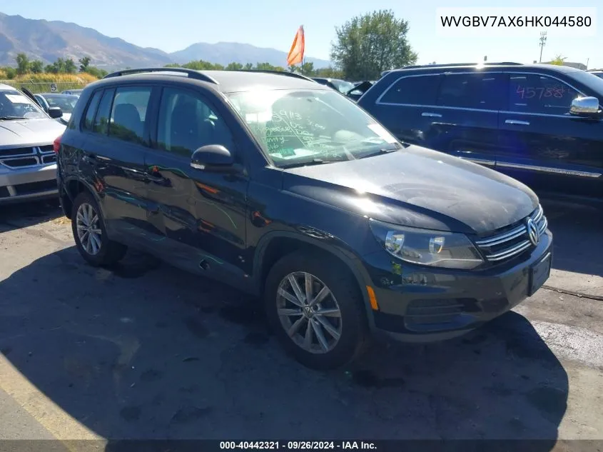 WVGBV7AX6HK044580 2017 Volkswagen Tiguan S/Limited