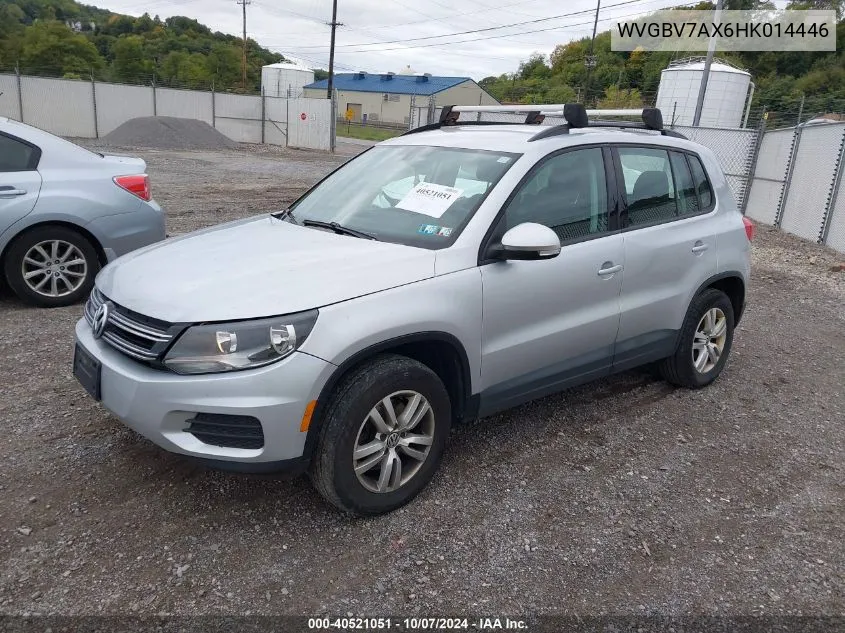 WVGBV7AX6HK014446 2017 Volkswagen Tiguan 2.0T/2.0T S