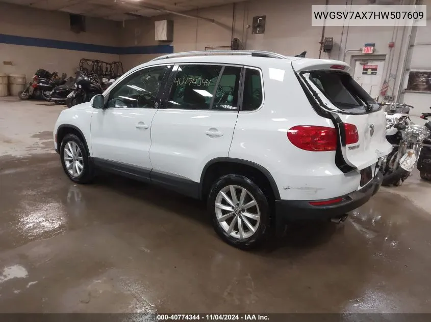 2017 Volkswagen Tiguan 2.0T Wolfsburg Edition VIN: WVGSV7AX7HW507609 Lot: 40774344