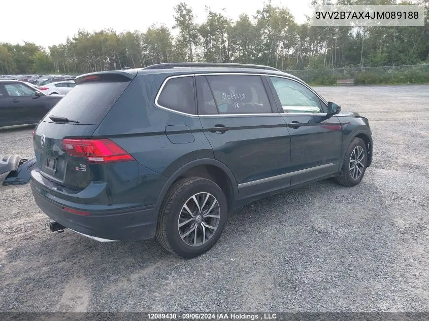 3VV2B7AX4JM089188 2018 Volkswagen Tiguan