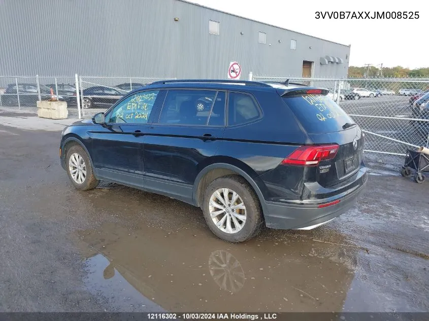 3VV0B7AXXJM008525 2018 Volkswagen Tiguan S