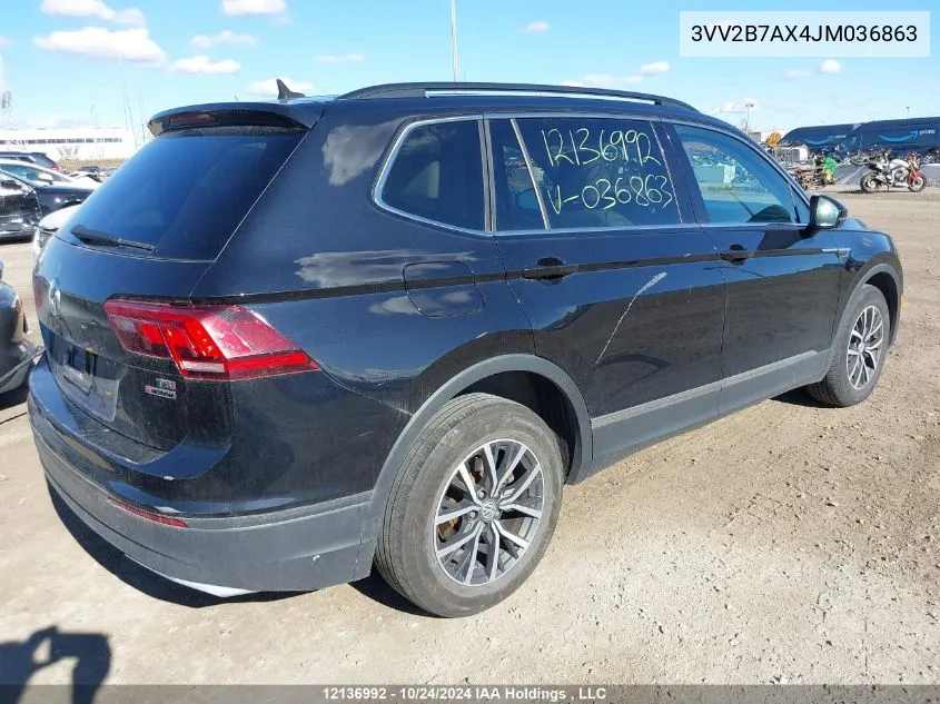 3VV2B7AX4JM036863 2018 Volkswagen Tiguan