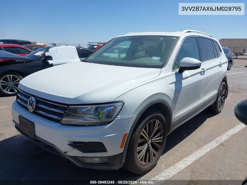 3VV2B7AX6JM028795 2018 Volkswagen Tiguan 2.0T Se/2.0T Sel