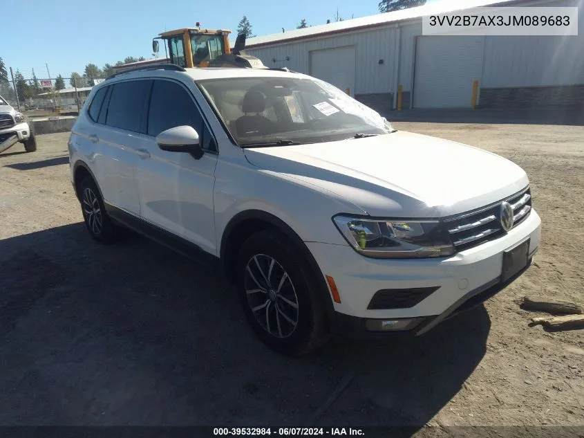 2018 Volkswagen Tiguan 2.0T Se/2.0T Sel VIN: 3VV2B7AX3JM089683 Lot: 39532984