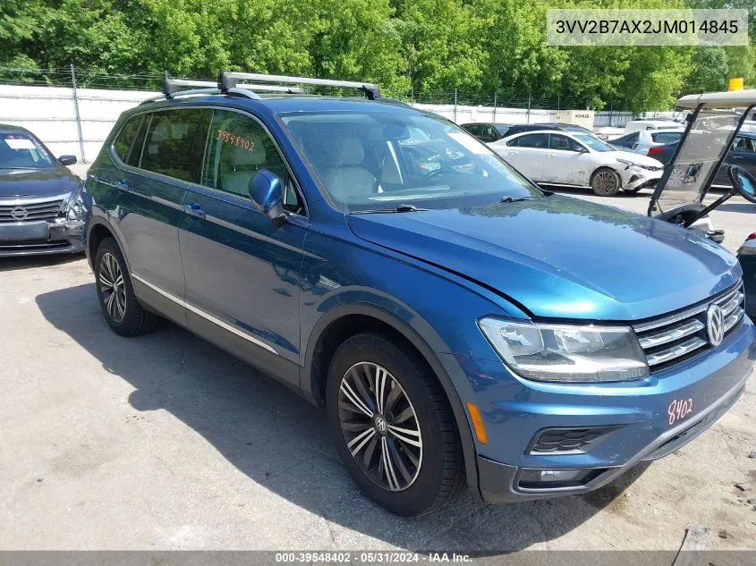 2018 Volkswagen Tiguan 2.0T Se/2.0T Sel VIN: 3VV2B7AX2JM014845 Lot: 39548402