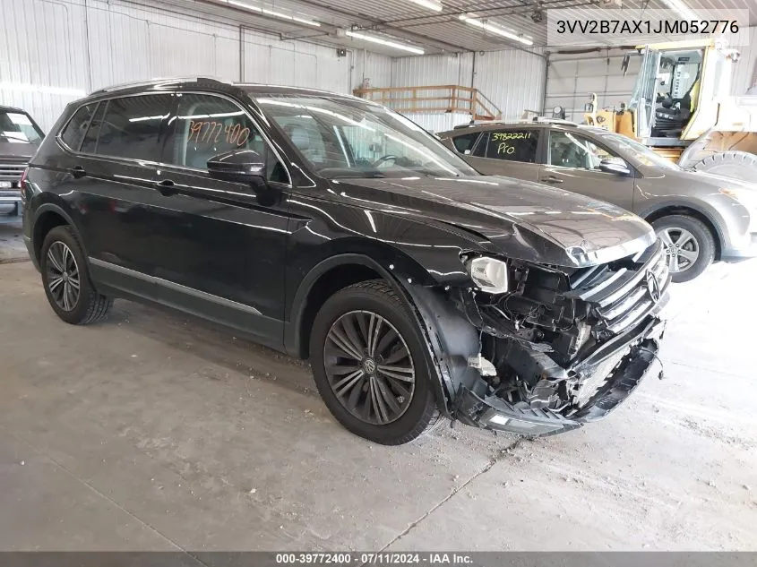 3VV2B7AX1JM052776 2018 Volkswagen Tiguan 2.0T Se/2.0T Sel