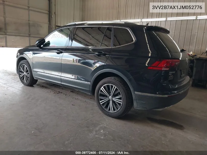 3VV2B7AX1JM052776 2018 Volkswagen Tiguan 2.0T Se/2.0T Sel