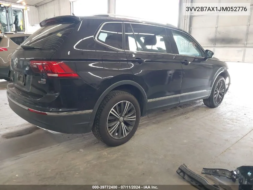 3VV2B7AX1JM052776 2018 Volkswagen Tiguan 2.0T Se/2.0T Sel