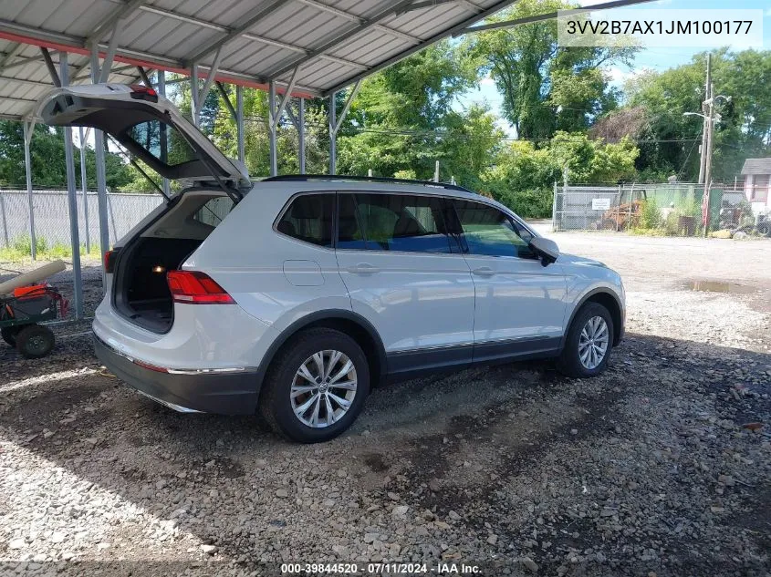 2018 Volkswagen Tiguan 2.0T Se/2.0T Sel VIN: 3VV2B7AX1JM100177 Lot: 39844520